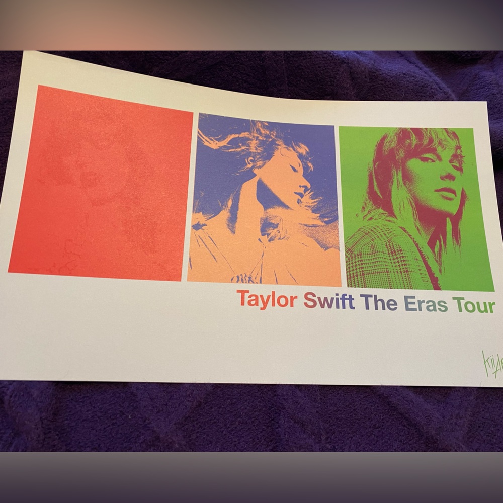 Taylor Swift Eras Tour VIP Poster